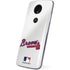 MLB Atlanta Braves Home Jersey Moto E5 Plus Skin