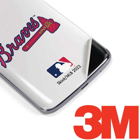 MLB Atlanta Braves Home Jersey Moto E5 Plus Skin