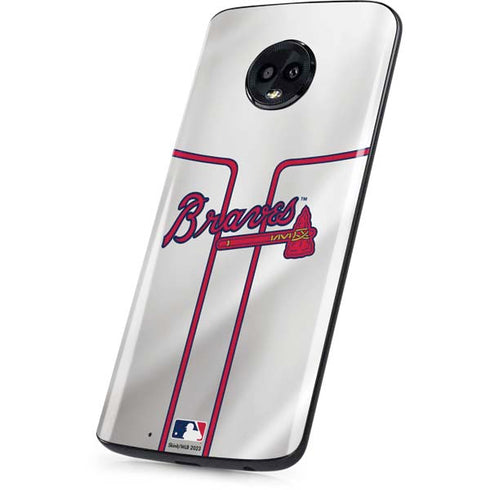 MLB Atlanta Braves Home Jersey Moto G6 Skin