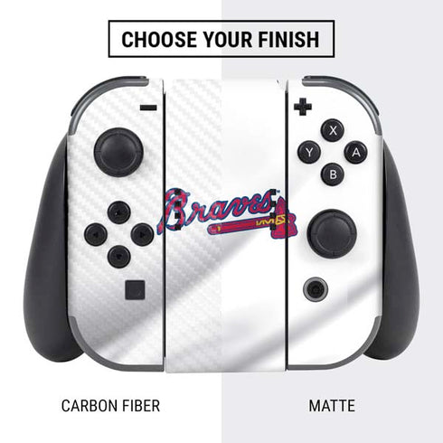 MLB Atlanta Braves Home Jersey Nintendo Switch Bundle Skin