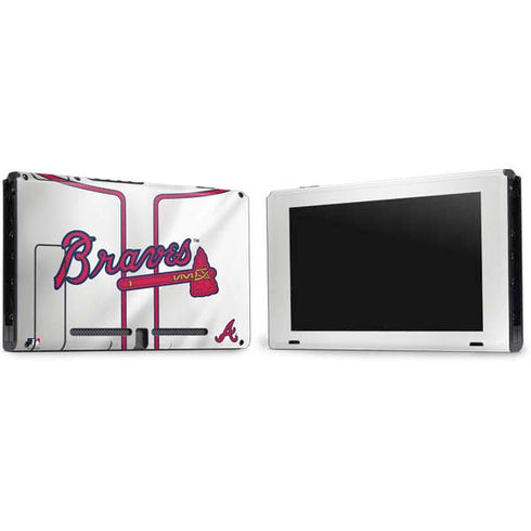 MLB Atlanta Braves Home Jersey Nintendo Switch Bundle Skin
