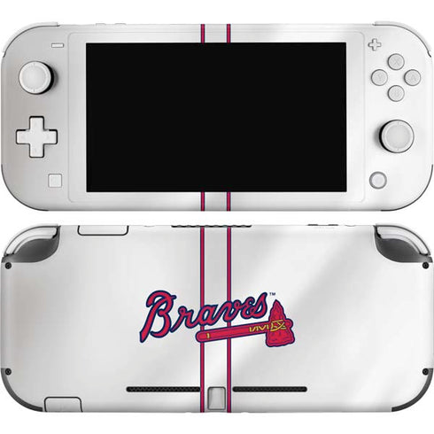 MLB Atlanta Braves Home Jersey Nintendo Switch Lite Skin