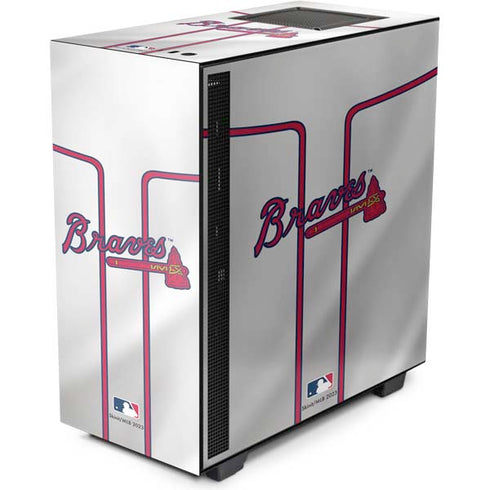 MLB Atlanta Braves Home Jersey NZXT H510 Compact ATX Mid-Tower Case Skin