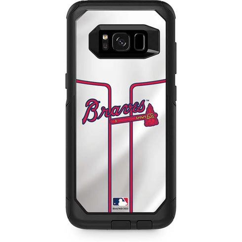 MLB Atlanta Braves Home Jersey Otterbox Commuter Galaxy Skin