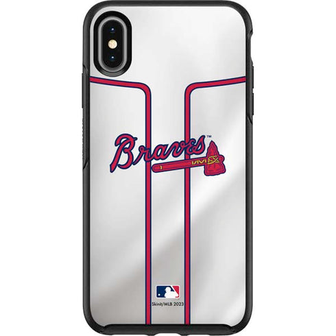 MLB Atlanta Braves Home Jersey Otterbox Symmetry iPhone Skin