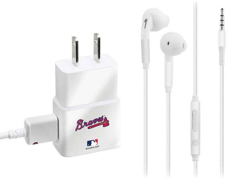 MLB Atlanta Braves Home Jersey Phone Charger Skin