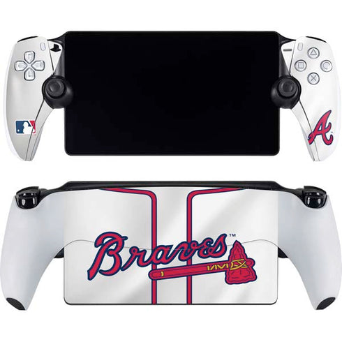 MLB Atlanta Braves Home Jersey PlayStation Portal Remote Player Skin