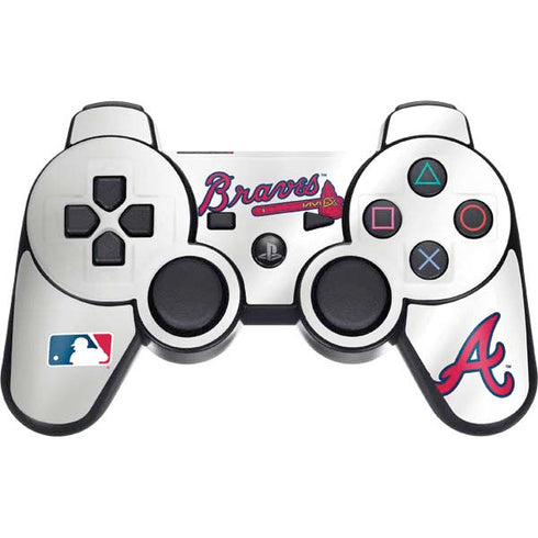 MLB Atlanta Braves Home Jersey PS3 Dual Shock wireless controller Skin