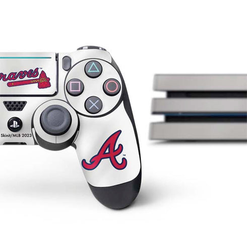 MLB Atlanta Braves Home Jersey PS4 Pro Bundle Skin