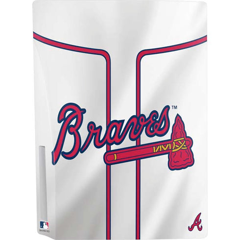 MLB Atlanta Braves Home Jersey PS5 Console Skin