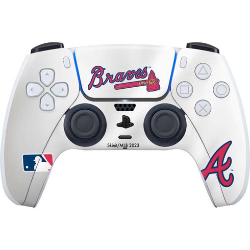 MLB Atlanta Braves Home Jersey PS5 Controller Skin