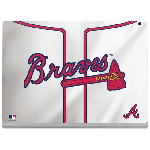 MLB Atlanta Braves Home Jersey Surface Book 2 15in Skin