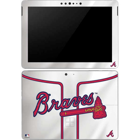 MLB Atlanta Braves Home Jersey Surface Go Skin