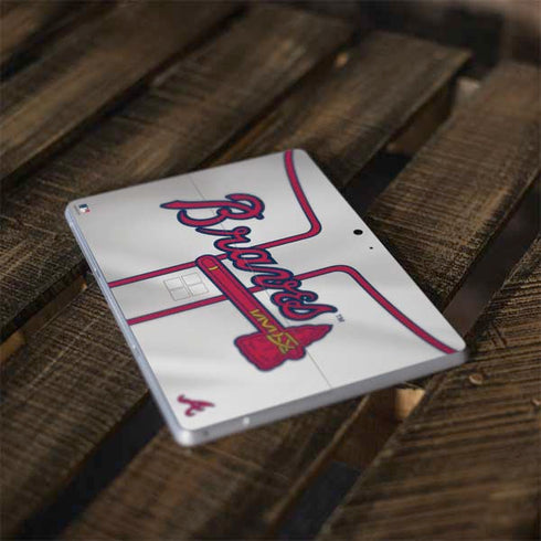 MLB Atlanta Braves Home Jersey Surface Go Skin