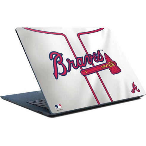 MLB Atlanta Braves Home Jersey Surface Laptop Skin