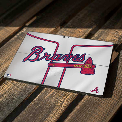 MLB Atlanta Braves Home Jersey Surface Pro 6 Skin