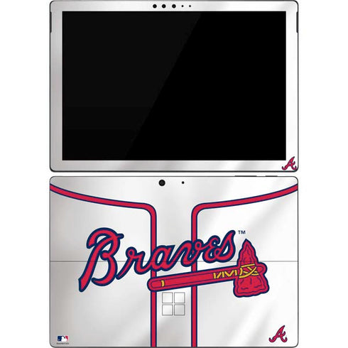 MLB Atlanta Braves Home Jersey Surface Pro 7 Skin