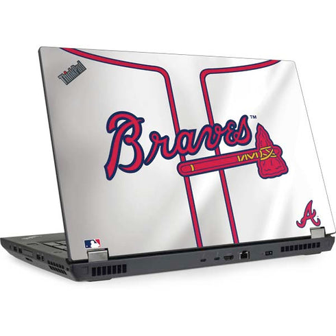 MLB Atlanta Braves Home Jersey Lenovo ThinkPad Skin