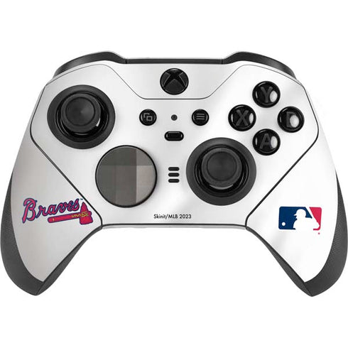 MLB Atlanta Braves Home Jersey Xbox Elite Wireless Controller Series 2 Skin