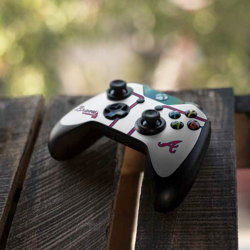MLB Atlanta Braves Home Jersey Xbox One Controller Skin