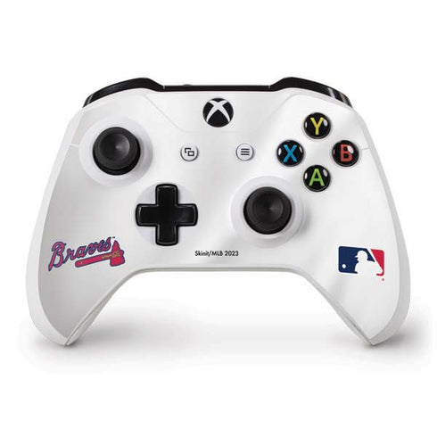 MLB Atlanta Braves Home Jersey Xbox One S Controller Skin