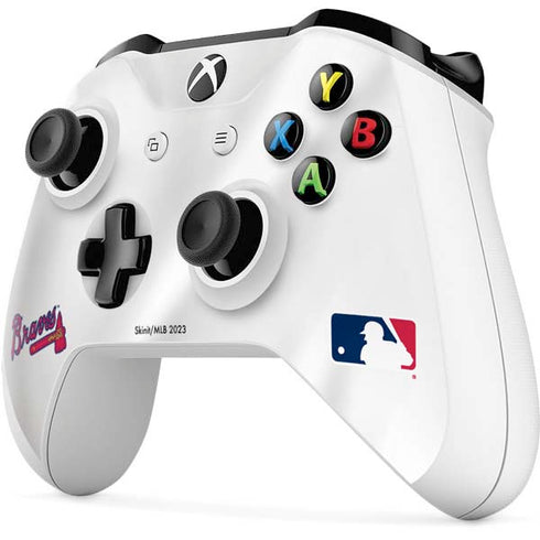 MLB Atlanta Braves Home Jersey Xbox One S Controller Skin