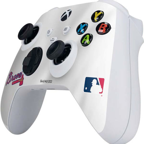 MLB Atlanta Braves Home Jersey Xbox Series S Controller Skin