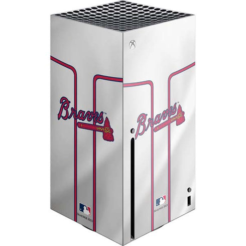 MLB Atlanta Braves Home Jersey Xbox Series X Console Skin