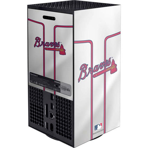 MLB Atlanta Braves Home Jersey Xbox Series X Console Skin