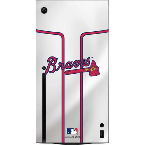 MLB Atlanta Braves Home Jersey Xbox Series X Console Skin