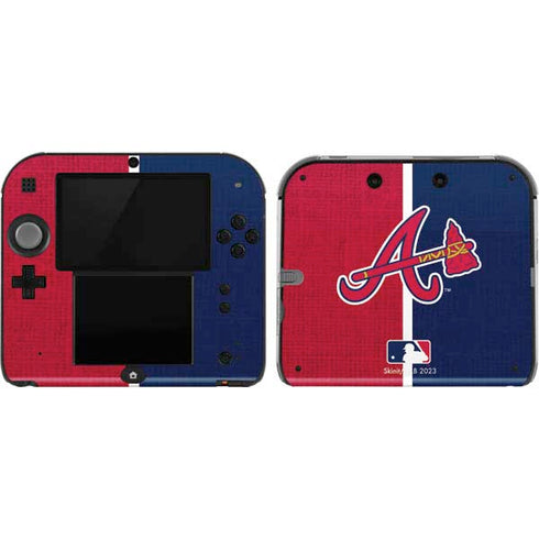 MLB Atlanta Braves Split Nintendo 2DS Skin