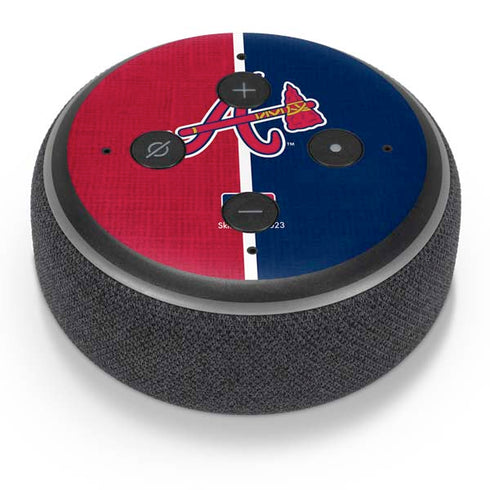 MLB Atlanta Braves Split Amazon Echo Dot Skin
