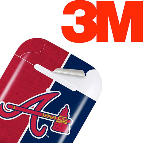 MLB Atlanta Braves Split Apple AirPods Skin