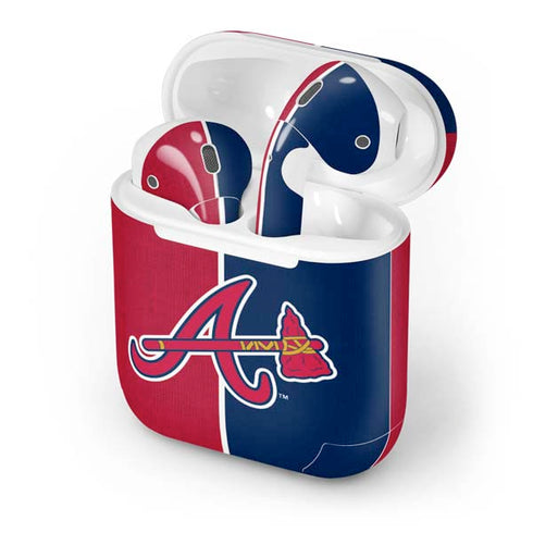 MLB Atlanta Braves Split Apple AirPods Skin