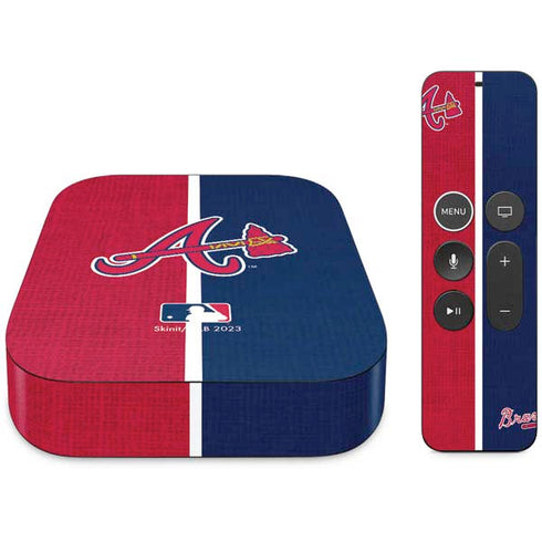 MLB Atlanta Braves Split Apple TV Skin