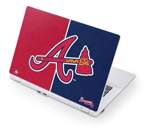 MLB Atlanta Braves Split Acer Chromebook Skin