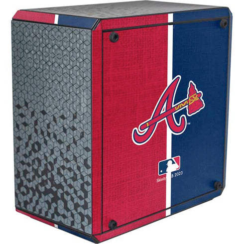 MLB Atlanta Braves Split Cooler Master MasterBox Q300L Mini Tower Skin