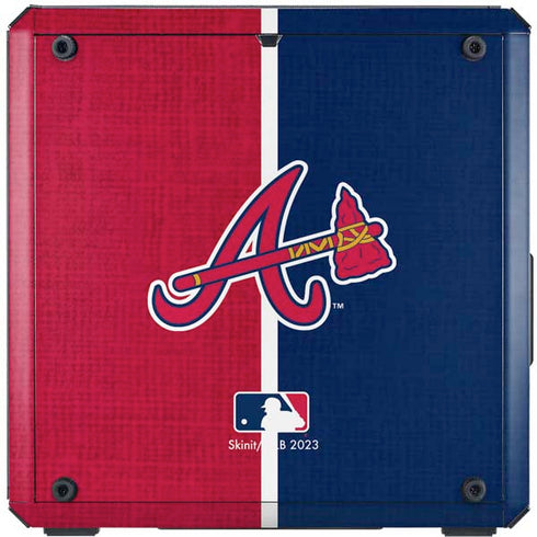 MLB Atlanta Braves Split Cooler Master MasterBox Q300L Mini Tower Skin