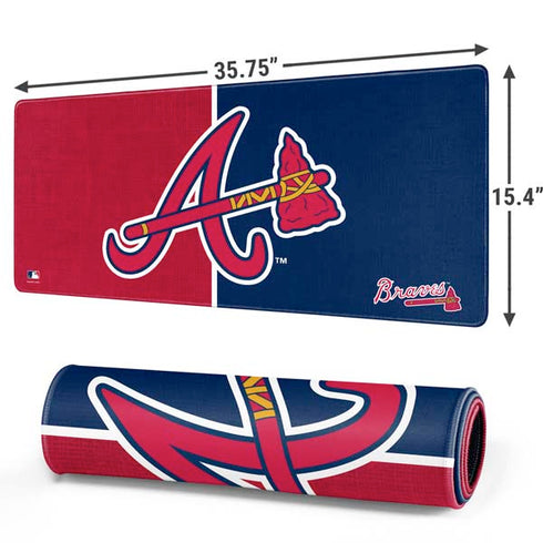 MLB Atlanta Braves Split Gaming Mouse Pad