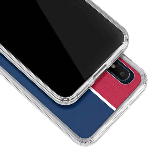 MLB Atlanta Braves Split Galaxy A10e Clear Case