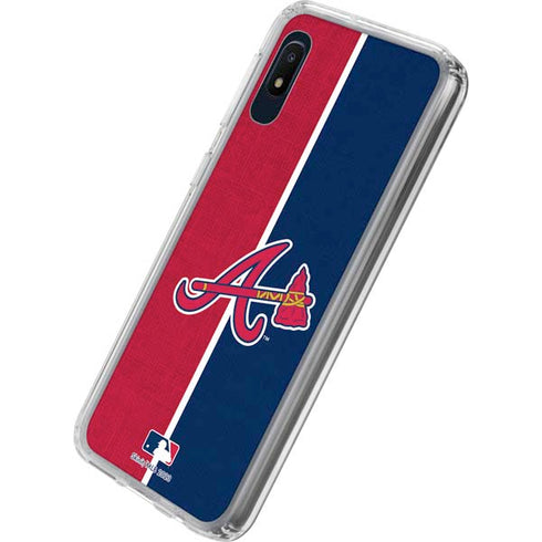MLB Atlanta Braves Split Galaxy A10e Clear Case