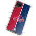 MLB Atlanta Braves Split Galaxy A12 Clear Case