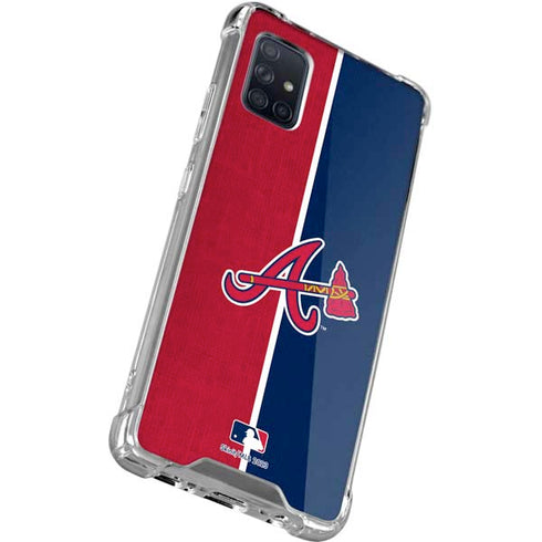 MLB Atlanta Braves Split Galaxy A51 5G Clear Case