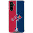 MLB Atlanta Braves Split Galaxy A54 5G Clear Case