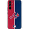MLB Atlanta Braves Split Galaxy A54 5G Skin