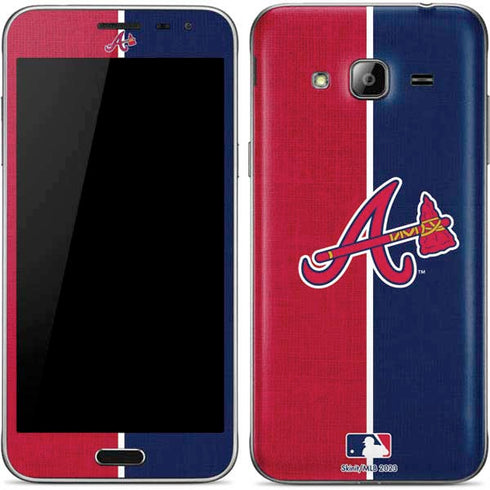 MLB Atlanta Braves Split Galaxy J3 Skin