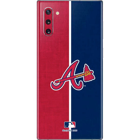 MLB Atlanta Braves Split Galaxy Note 10 Skin
