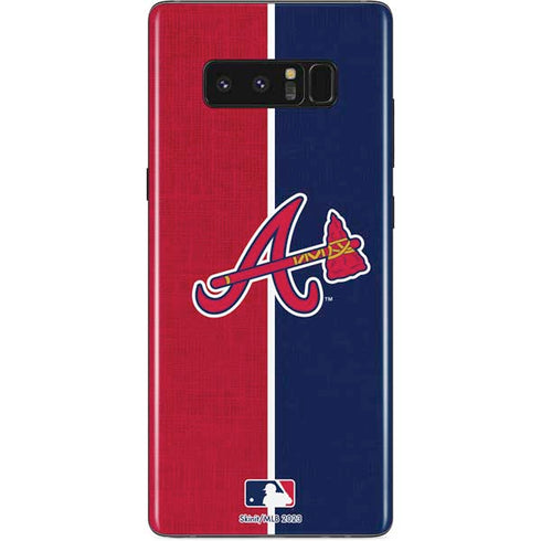 MLB Atlanta Braves Split Galaxy Note 8 Skin