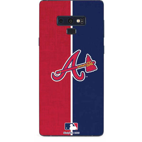 MLB Atlanta Braves Split Galaxy Note 9 Skin