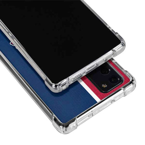MLB Atlanta Braves Split Galaxy Note20 5G Clear Case